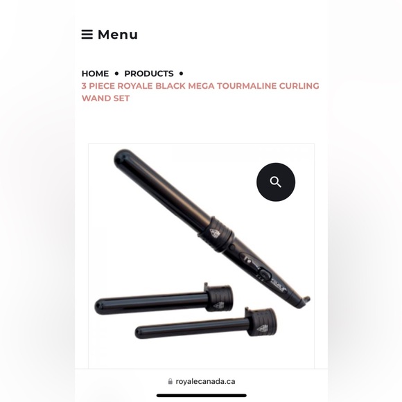 Royals professional 3 barrel curling iron - Picture 5 of 8
